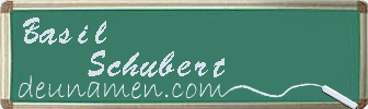 Basil Schubert Visitenkarte